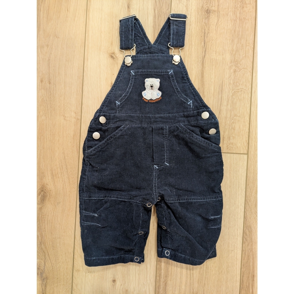 Y2K Courdory Blue Baby Bear Overalls
